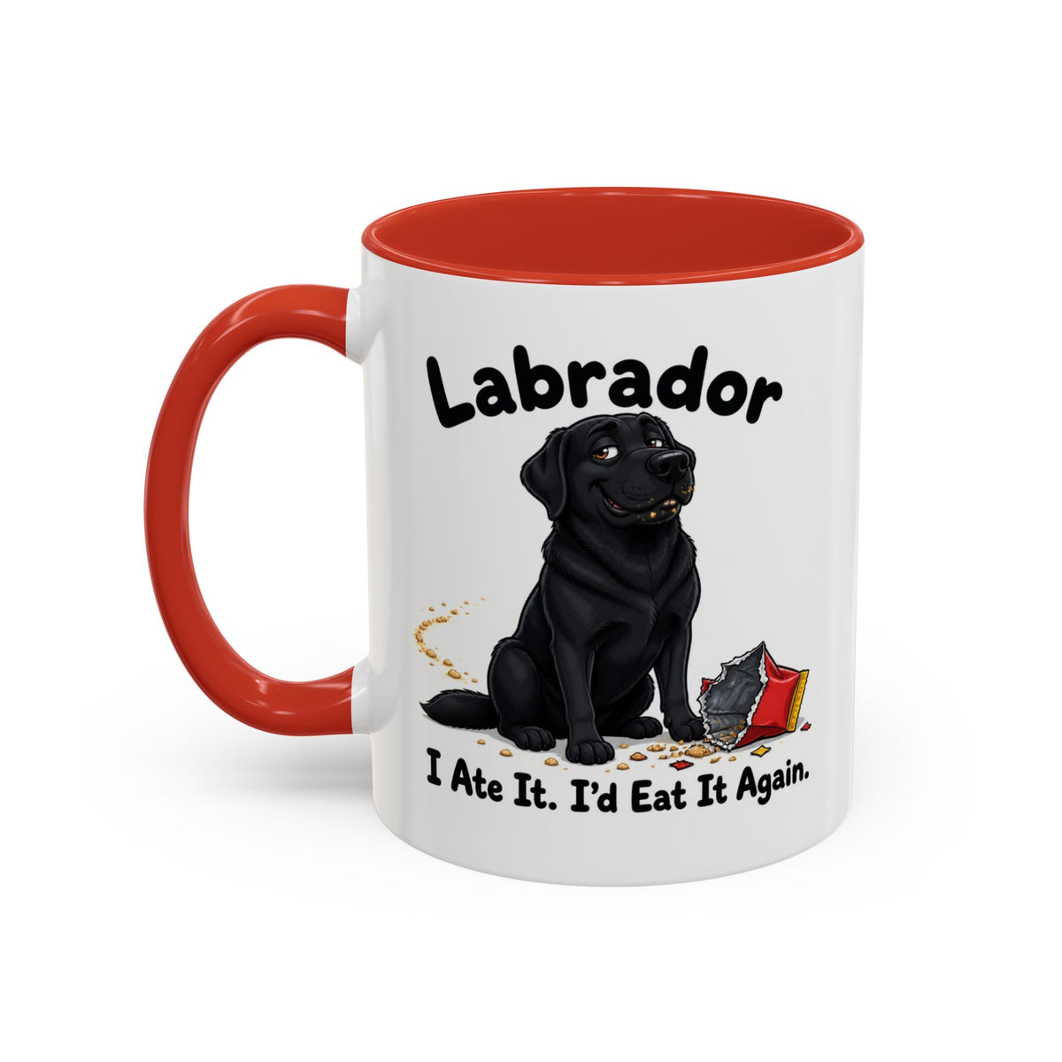 I Ate It Mug - Labrador - Black
