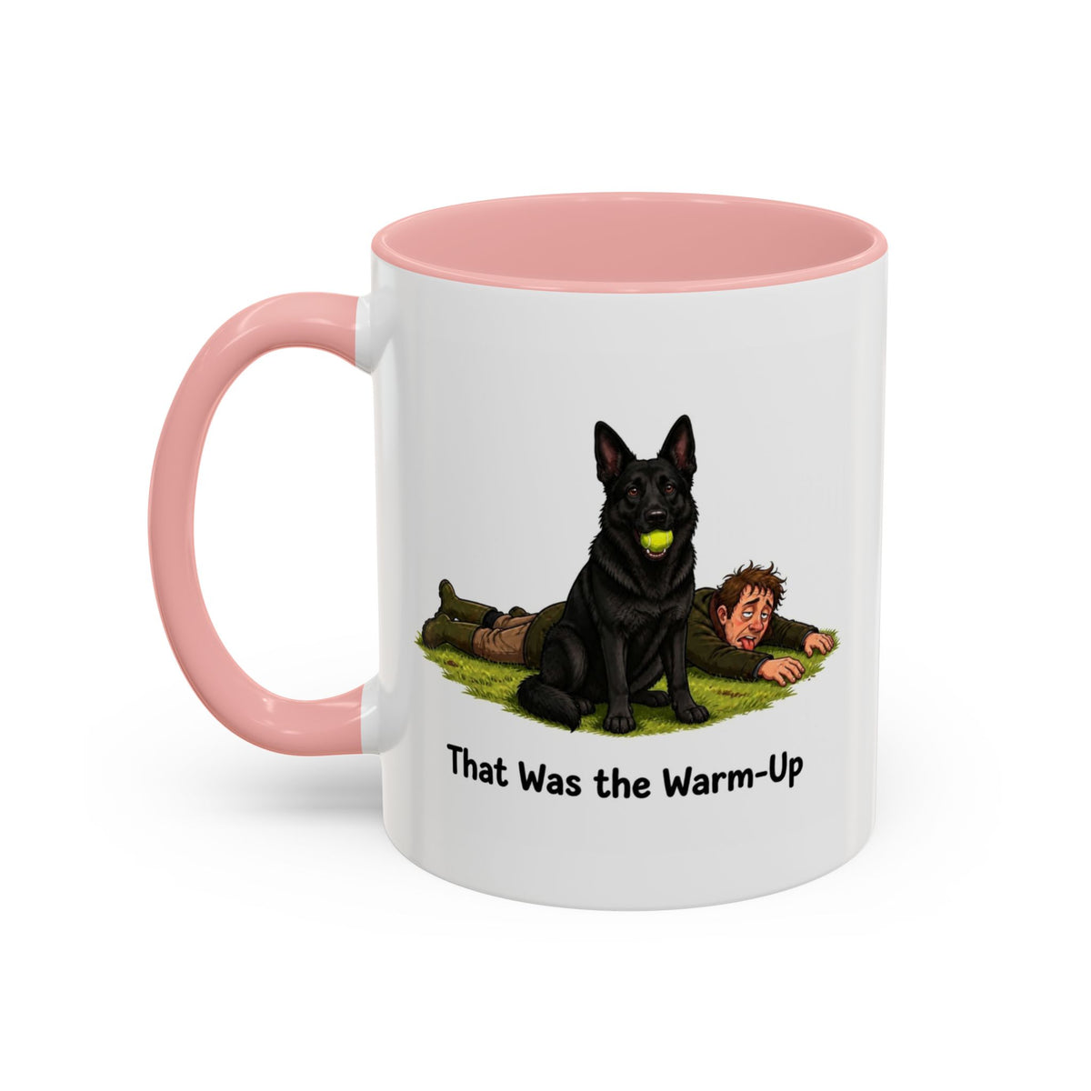 Warm-Up Mug - German Shepherd - Black - Man