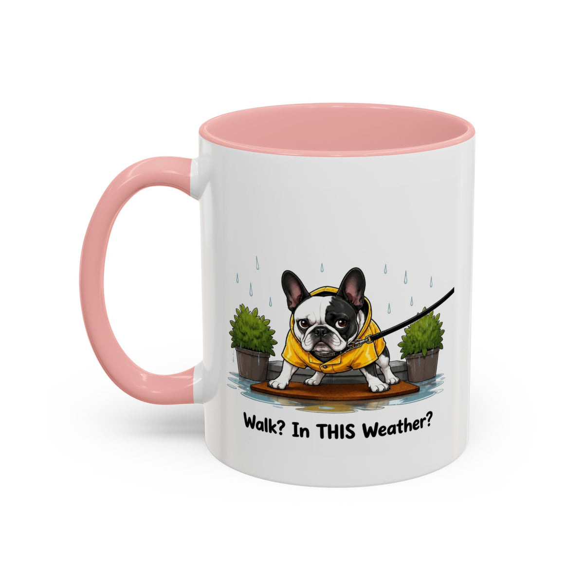 Walk Weather Mug - French Bulldog - Pied