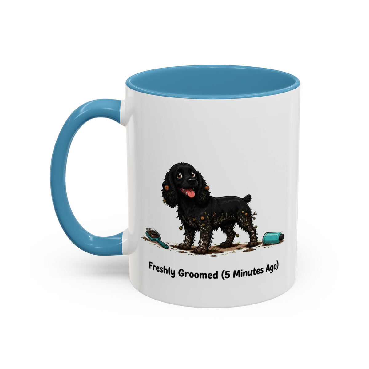 Freshly Groomed Mug - Cocker Spaniel - Black