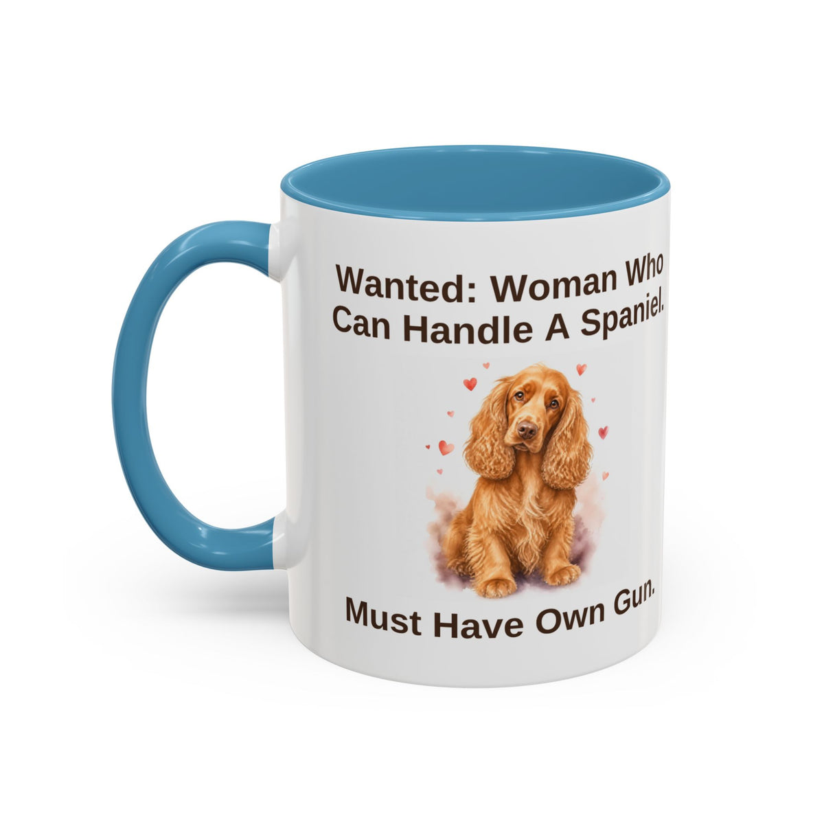 Wanted Mug - Cocker Spaniel - Golden - Woman