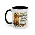 Funny Golden Cocker Spaniel Mug - Professional Dickhead, Amateur Retriever, Working Gun Dog Gift, Pheasant Shooting Mug, 11oz