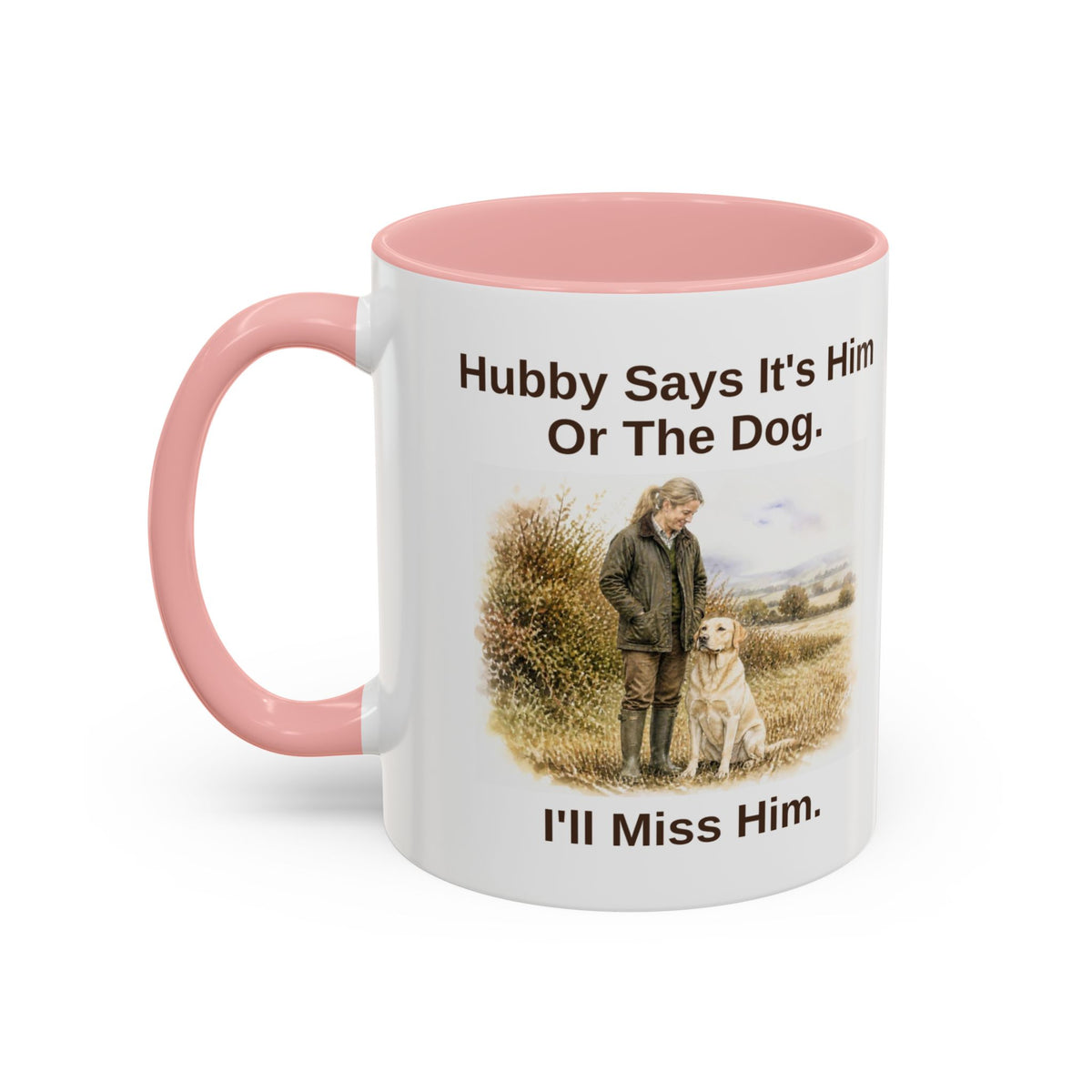 Hubby Says Mug - Labrador - Yellow - Blonde