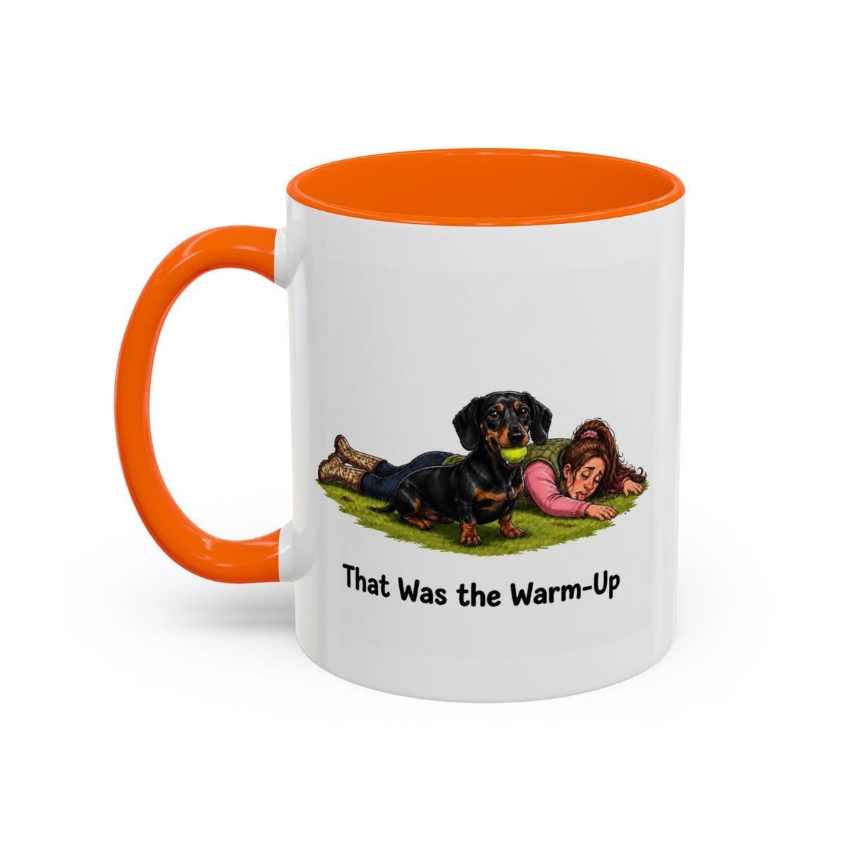 Warm-Up Mug - Mini Smooth Dachshund - Black & Tan - Woman