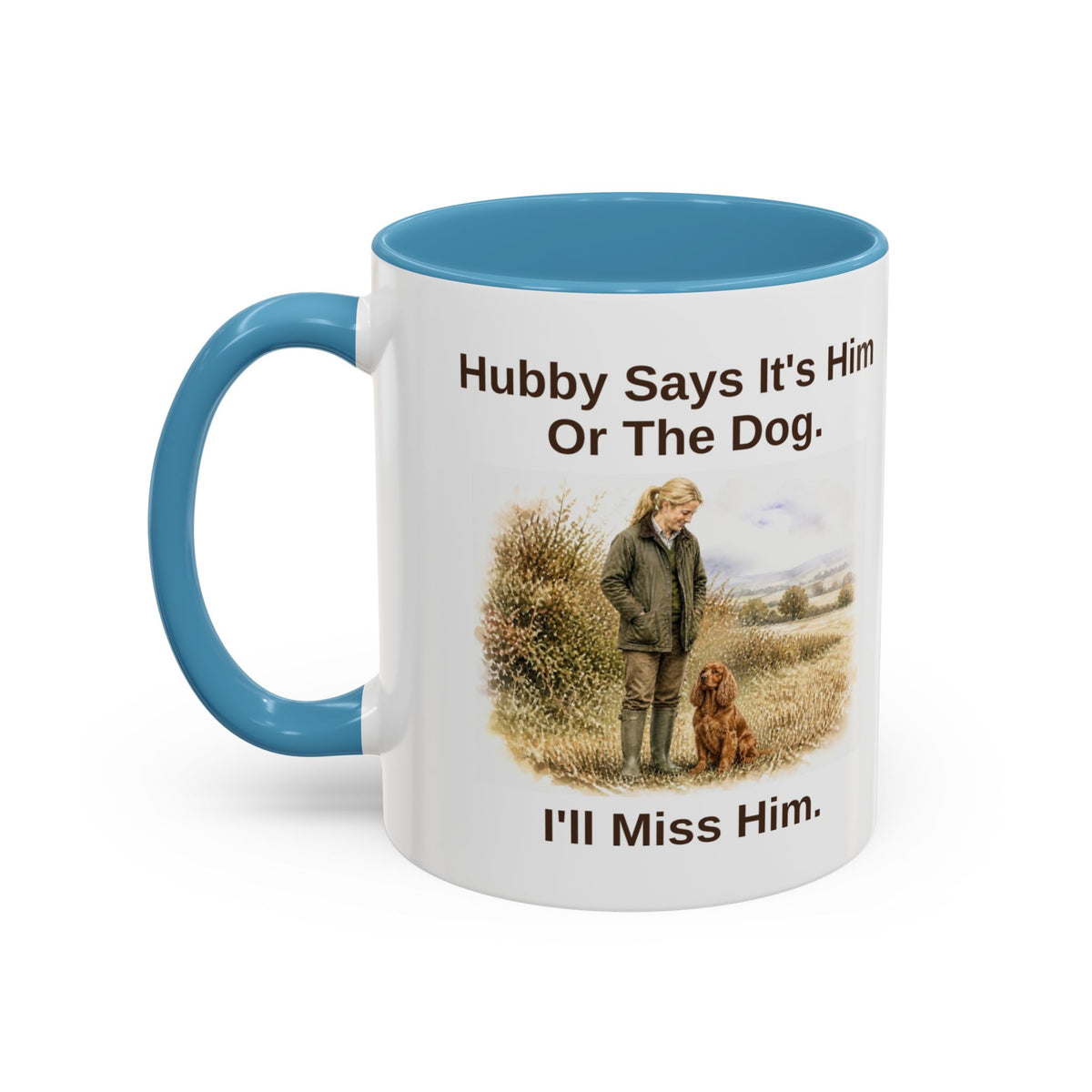 Hubby Says Mug - Cocker Spaniel - Red - Blonde