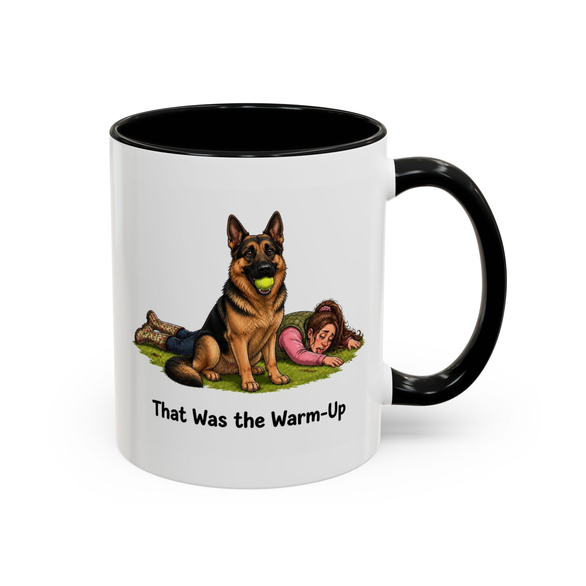 Warm-Up Mug - German Shepherd - Black & Tan - Woman