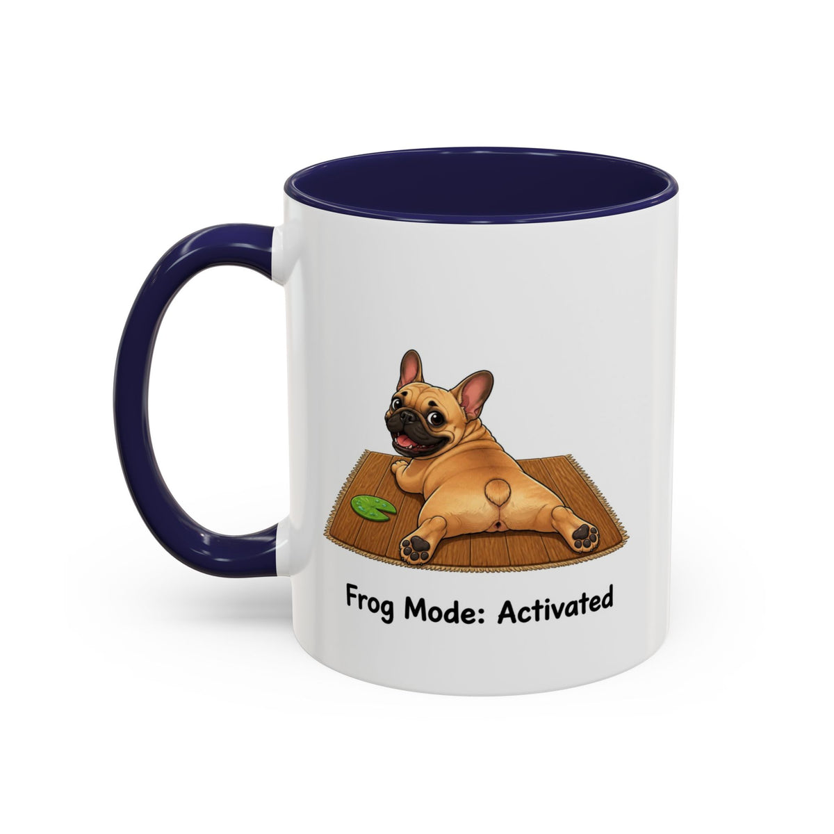 Frog Mode Mug - French Bulldog - Fawn
