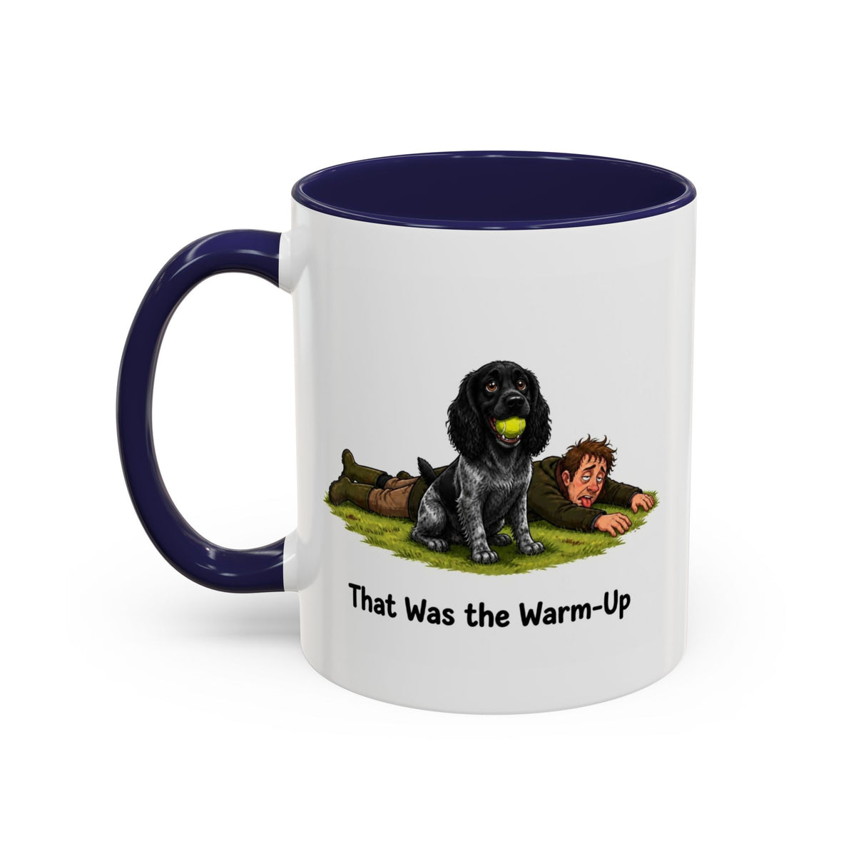 Warm-Up Mug - Cocker Spaniel - Blue Roan - Man