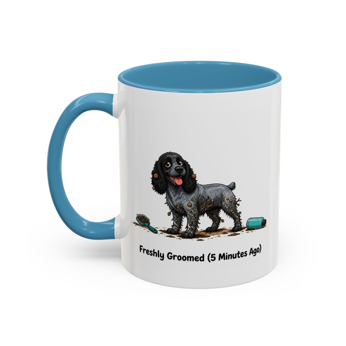 Freshly Groomed Mug - Cocker Spaniel - Blue Roan