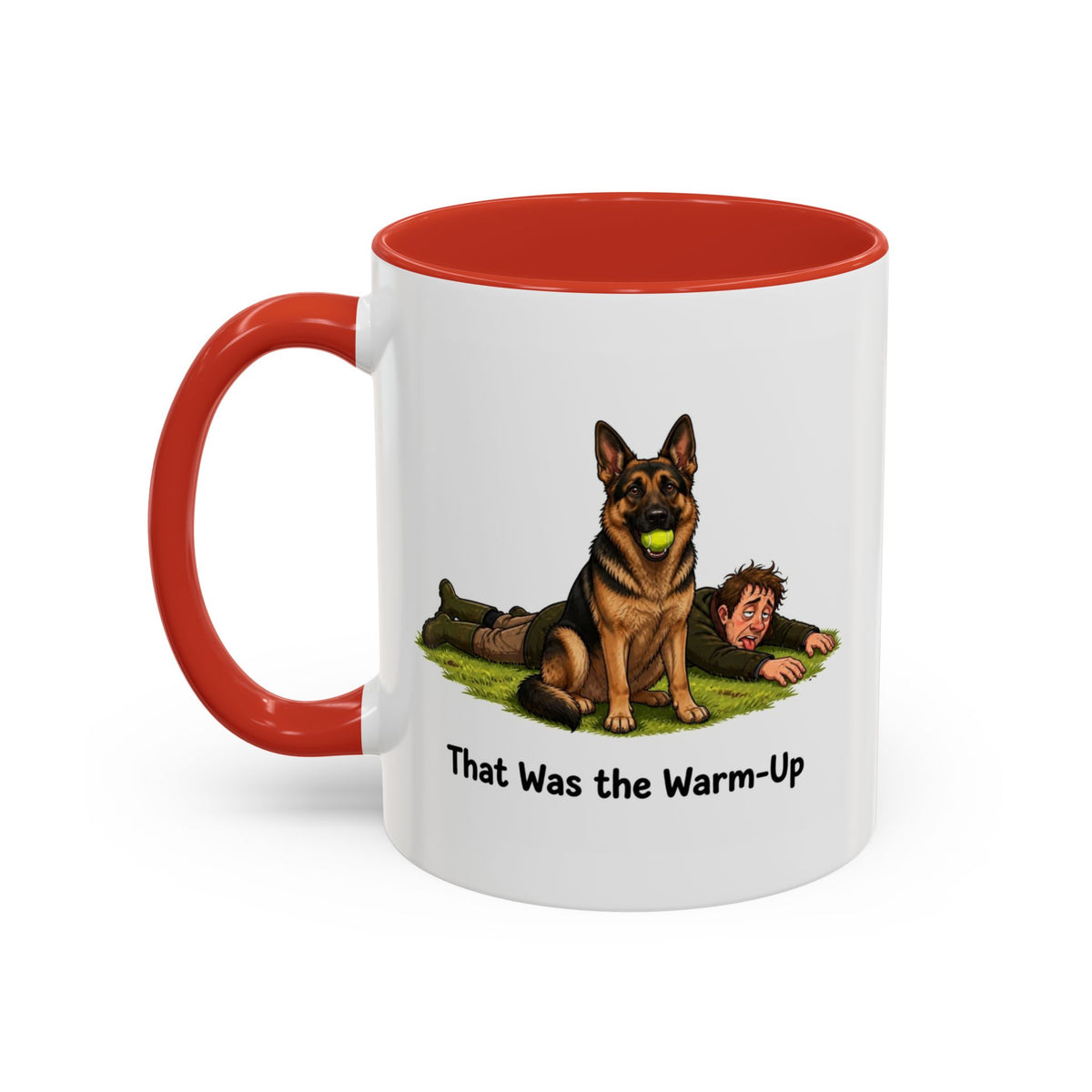 Warm-Up Mug - German Shepherd - Black & Tan - Man