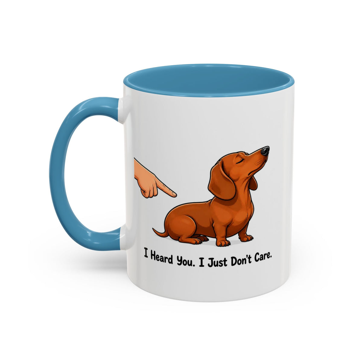 I Heard You Mug - Dachshund - Red