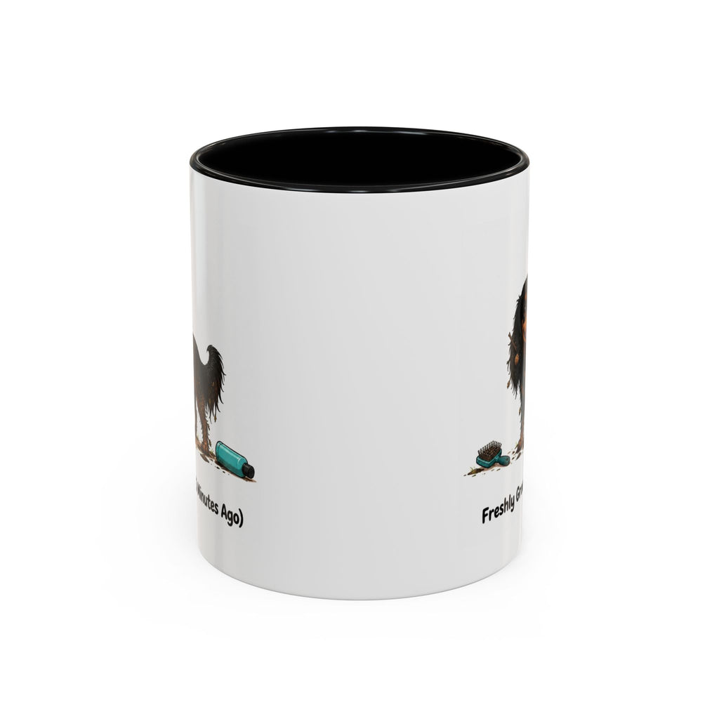 Freshly Groomed Mug - Cavalier King Charles Spaniel - Black & Tan
