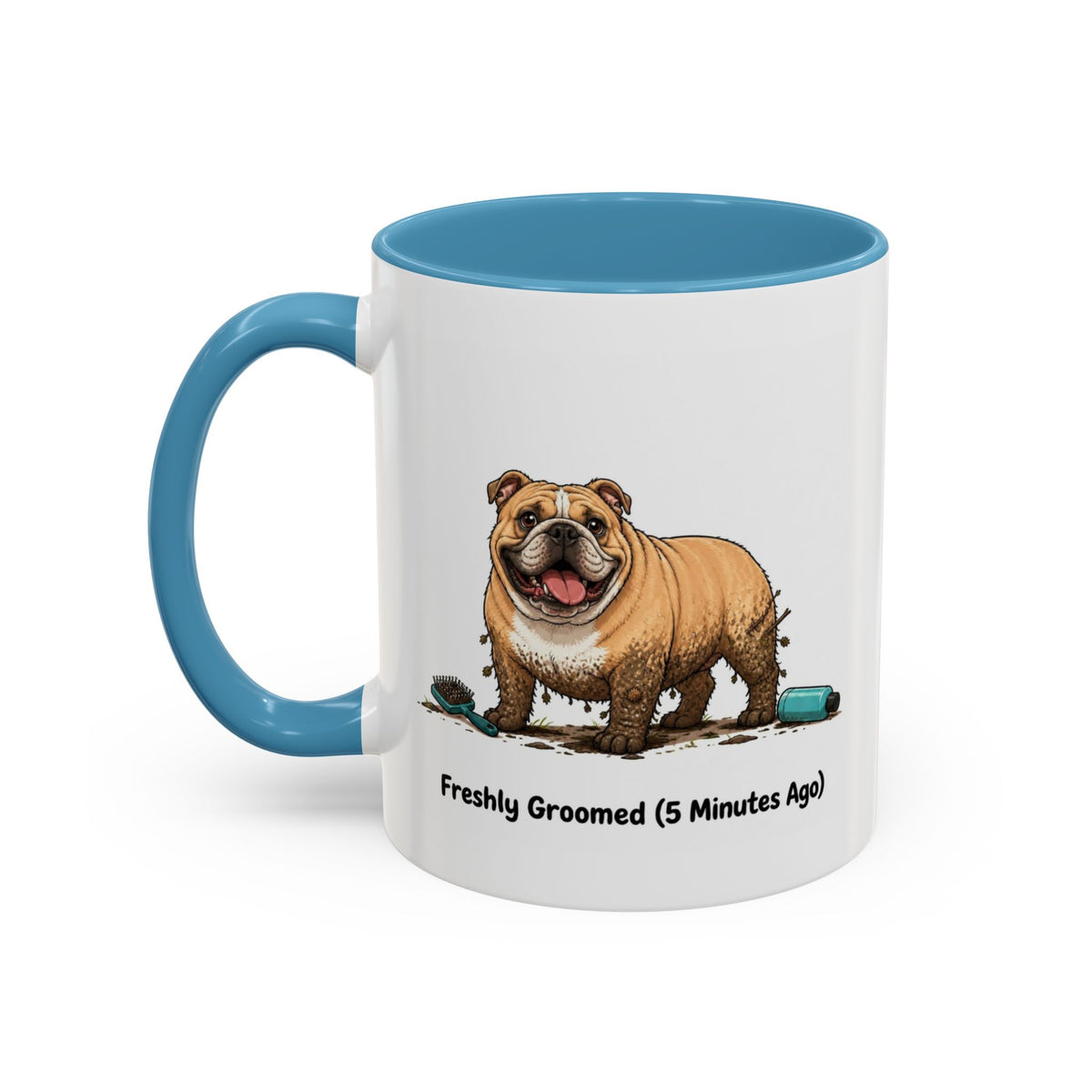 Freshly Groomed Mug - Bulldog - Fawn
