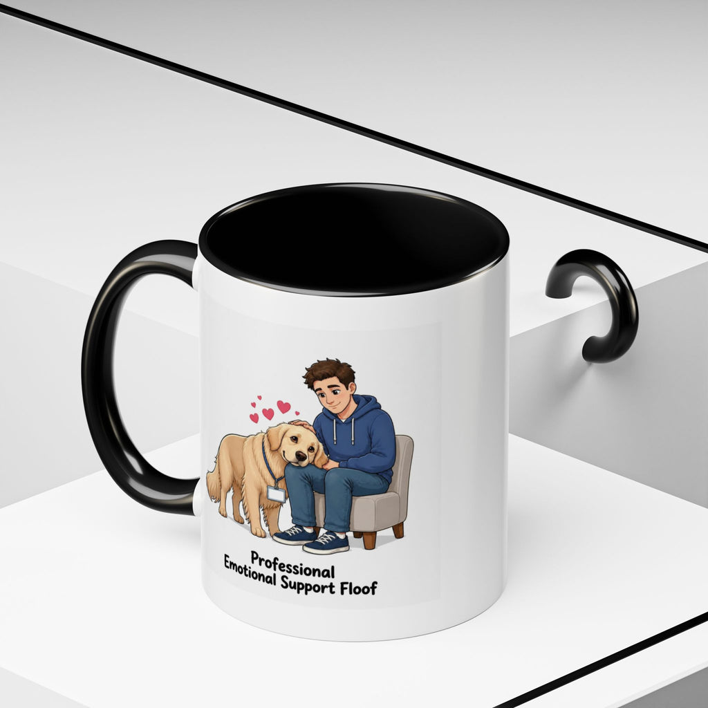 Support Floof Mug - Golden Retriever - Light Golden - Man