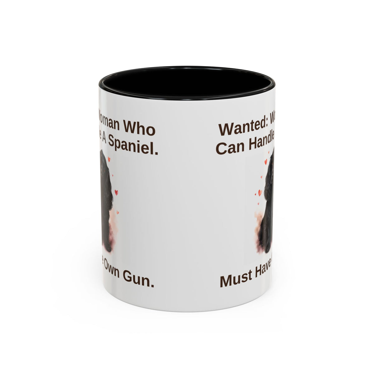Wanted Mug - Cocker Spaniel - Black - Woman