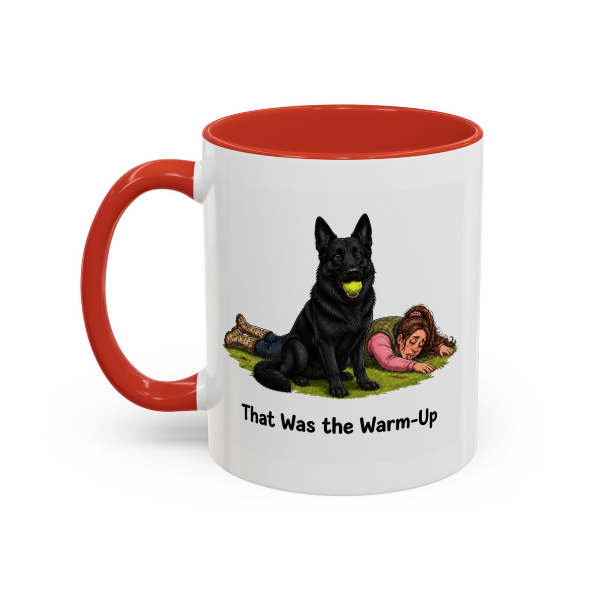 Warm-Up Mug - German Shepherd - Black - Woman