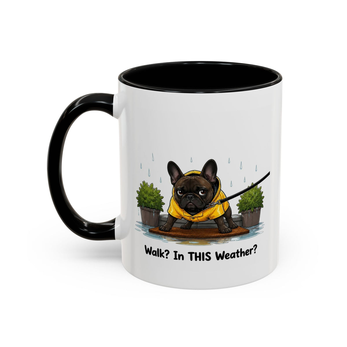Walk Weather Mug - French Bulldog - Brindle