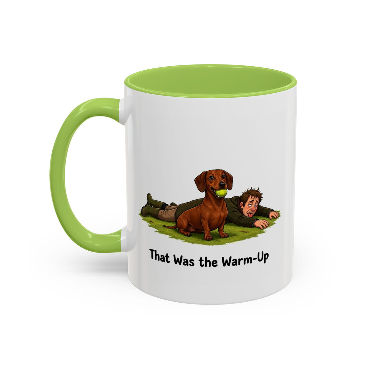 Warm-Up Mug - Mini Smooth Dachshund - Red - Man