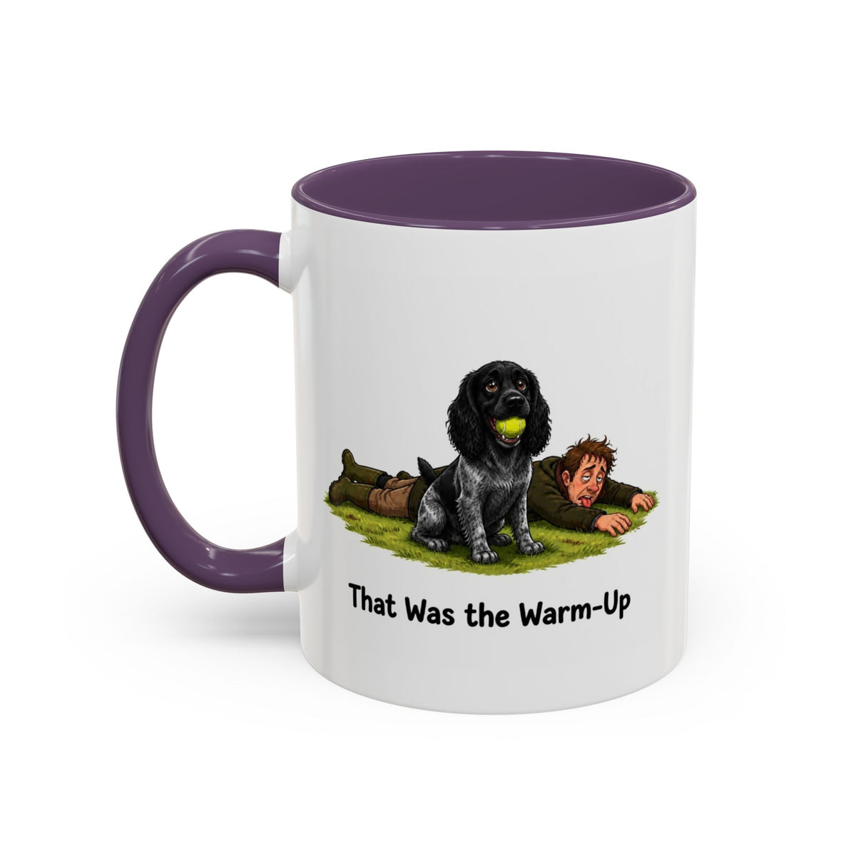 Warm-Up Mug - Cocker Spaniel - Blue Roan - Man