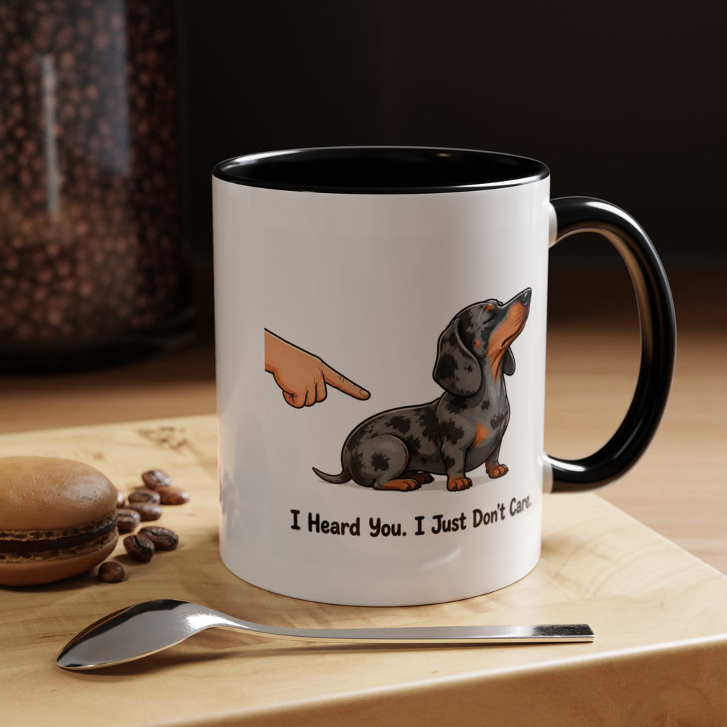 I Heard You Mug - Dachshund - Dapple