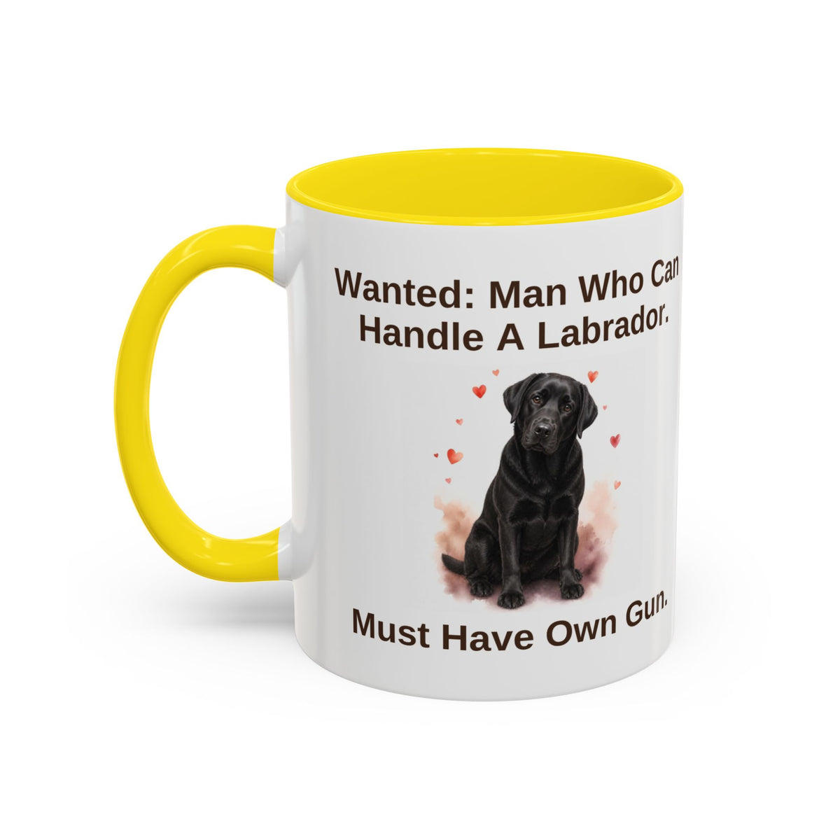 Wanted Mug - Labrador - Black - Man