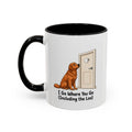 I Go Where You Go Mug - Golden Retriever - Dark Golden