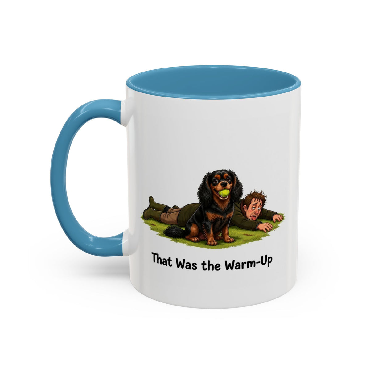 Warm-Up Mug - Cavalier King Charles Spaniel - Black & Tan - Man
