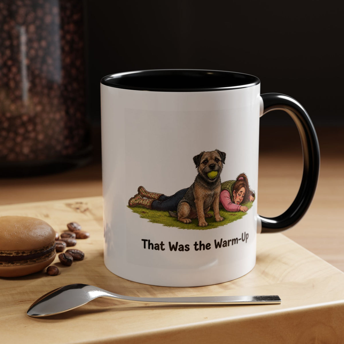 Warm-Up Mug - Border Terrier - Grizzle & Tan - Woman
