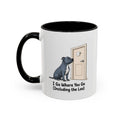 I Go Where You Go Mug - Staffordshire Bull Terrier - Blue