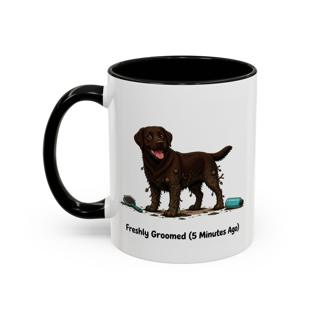 Freshly Groomed Mug - Labrador - Chocolate