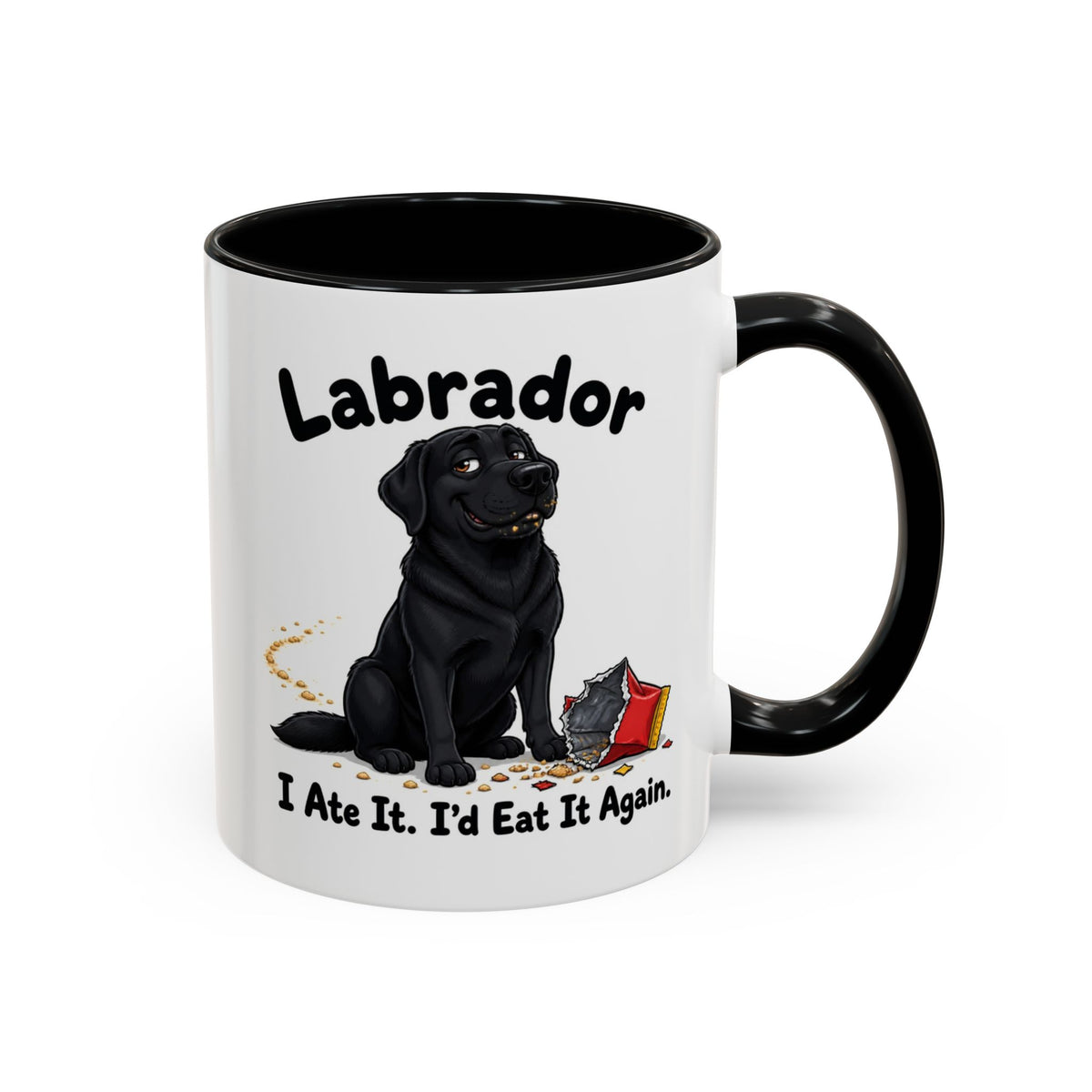 I Ate It Mug - Labrador - Black