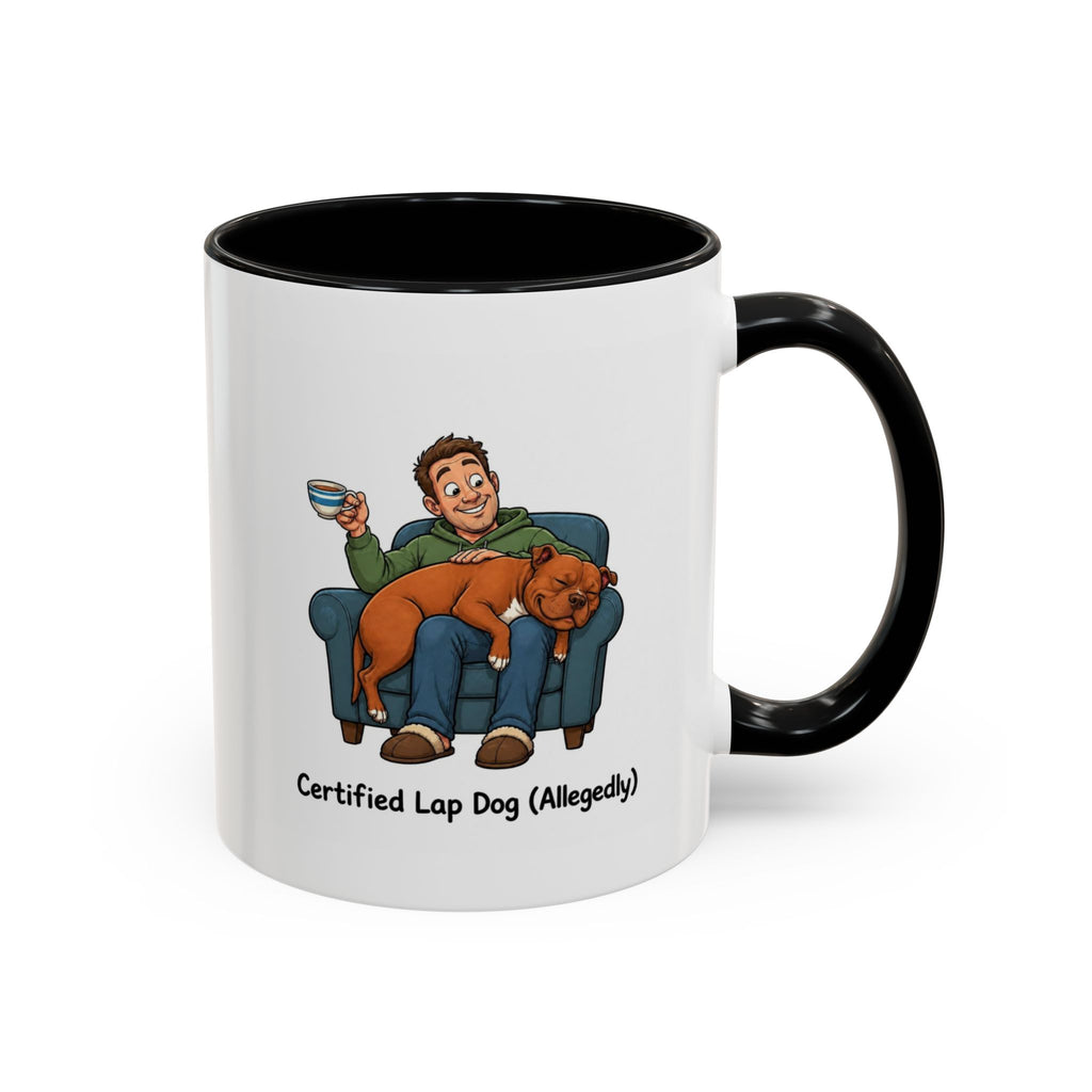 Lap Dog Mug - Staffordshire Bull Terrier - Red