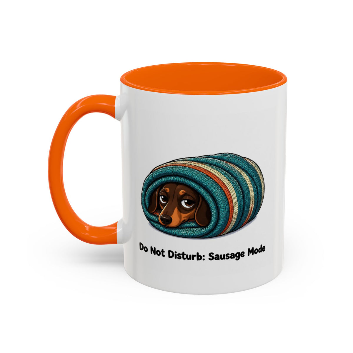 Sausage Mode Mug - Dachshund - Chocolate & Tan