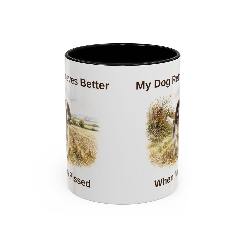 Retrieves Better Mug - Springer Spaniel - Liver & White