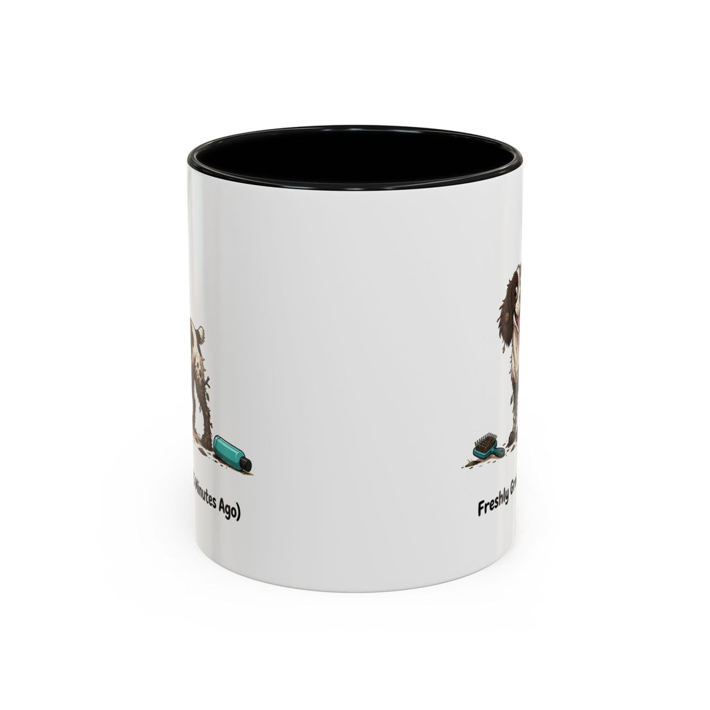 Freshly Groomed Mug - Springer Spaniel - Liver & White