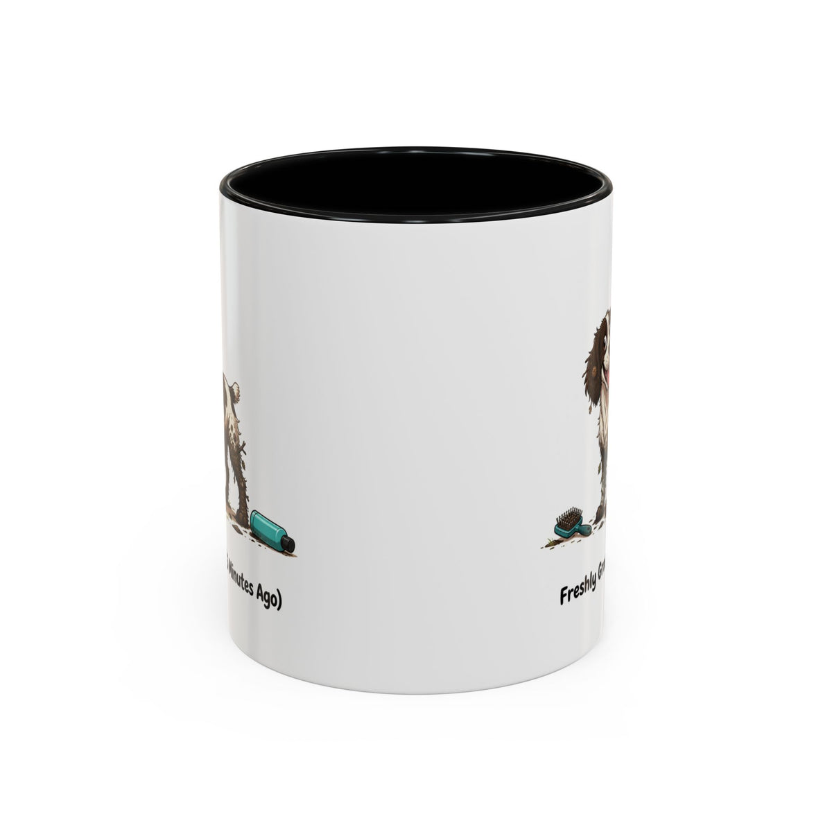 Freshly Groomed Mug - Springer Spaniel - Liver & White