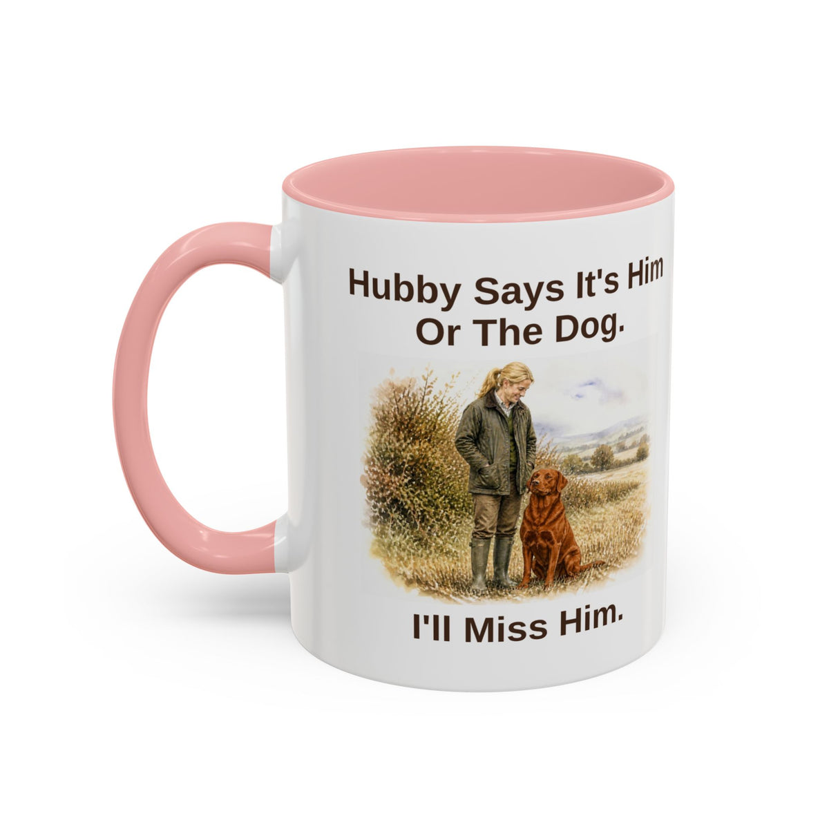 Hubby Says Mug - Labrador - Fox Red - Blonde