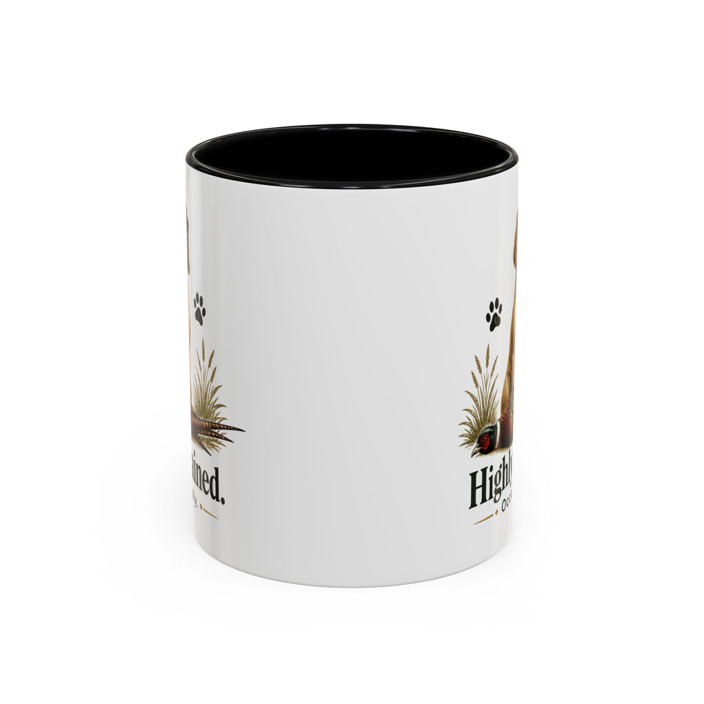 Funny Golden Cocker Spaniel Mug - Highly Trained Occasionally, Gundog Owner Gift, Shooting Dog Lover Coffee Mug, 11oz