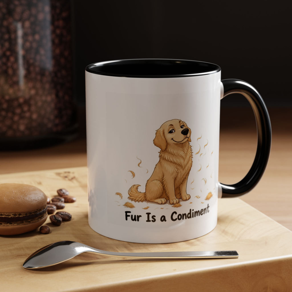 Fur Is a Condiment Mug - Golden Retriever - Light Golden