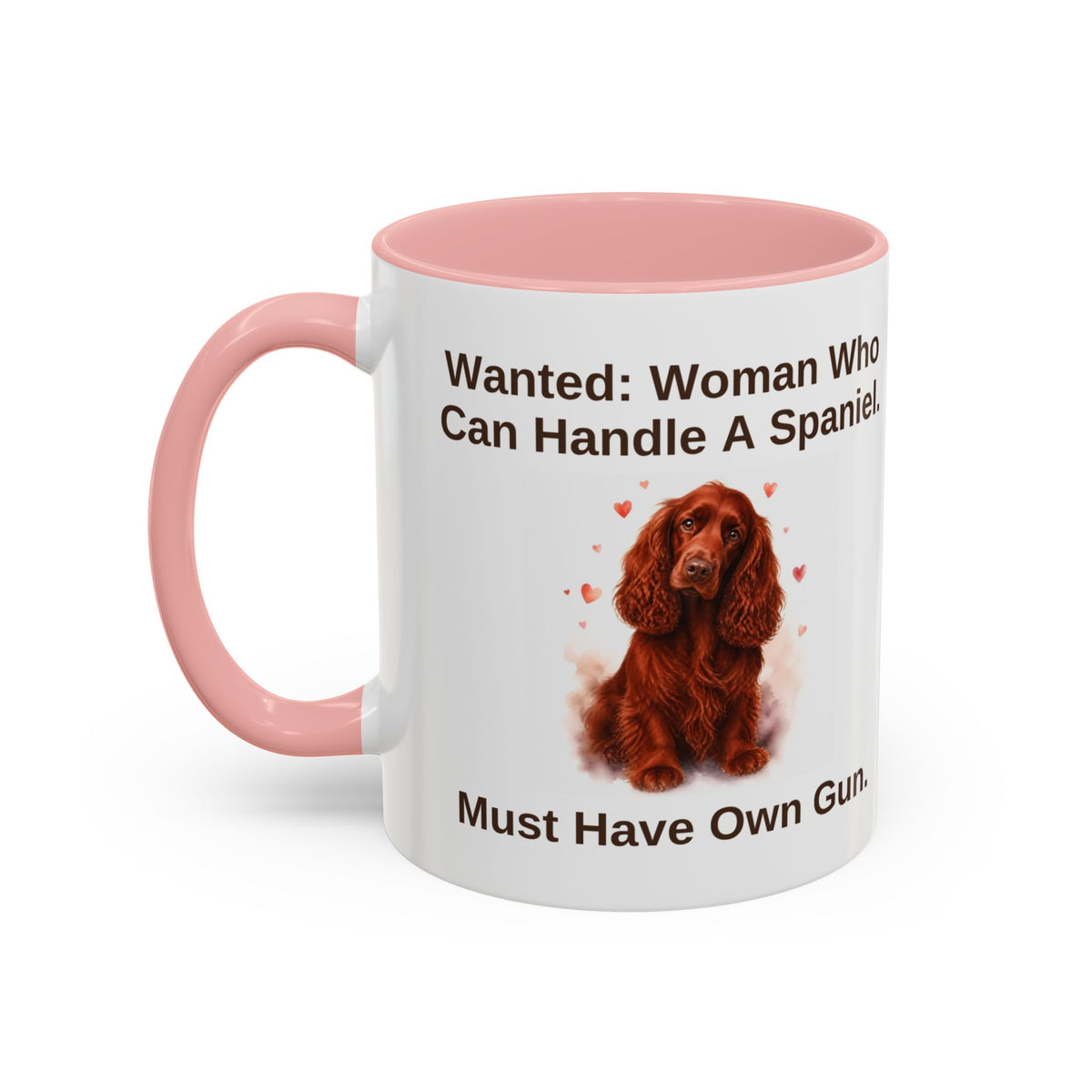 Wanted Mug - Cocker Spaniel - Red - Woman
