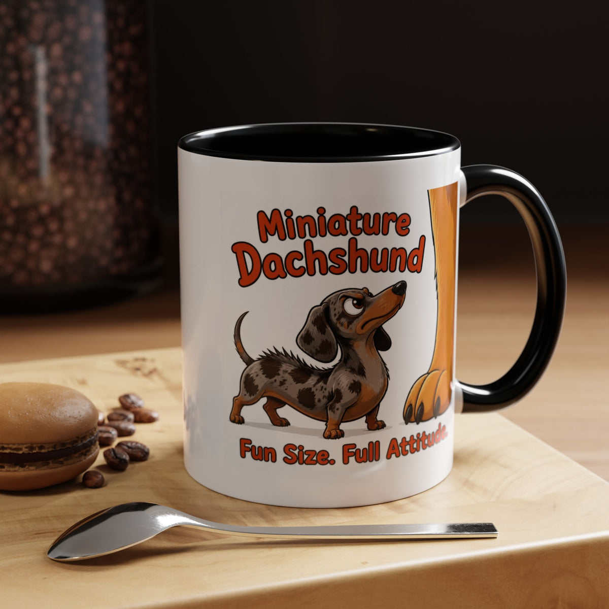 Fun Size Full Attitude Mug - Dachshund - Dapple