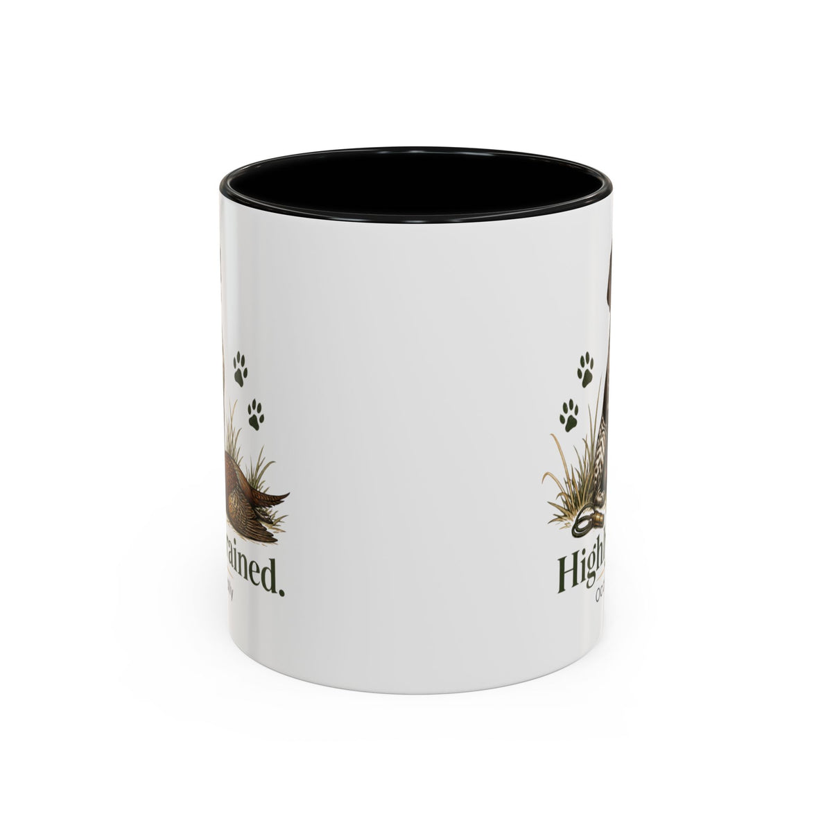 Funny German Shorthaired Pointer Mug - Highly Trained Occasionally, Gundog Owner Gift, Shooting Dog Lover Coffee Mug, 11oz