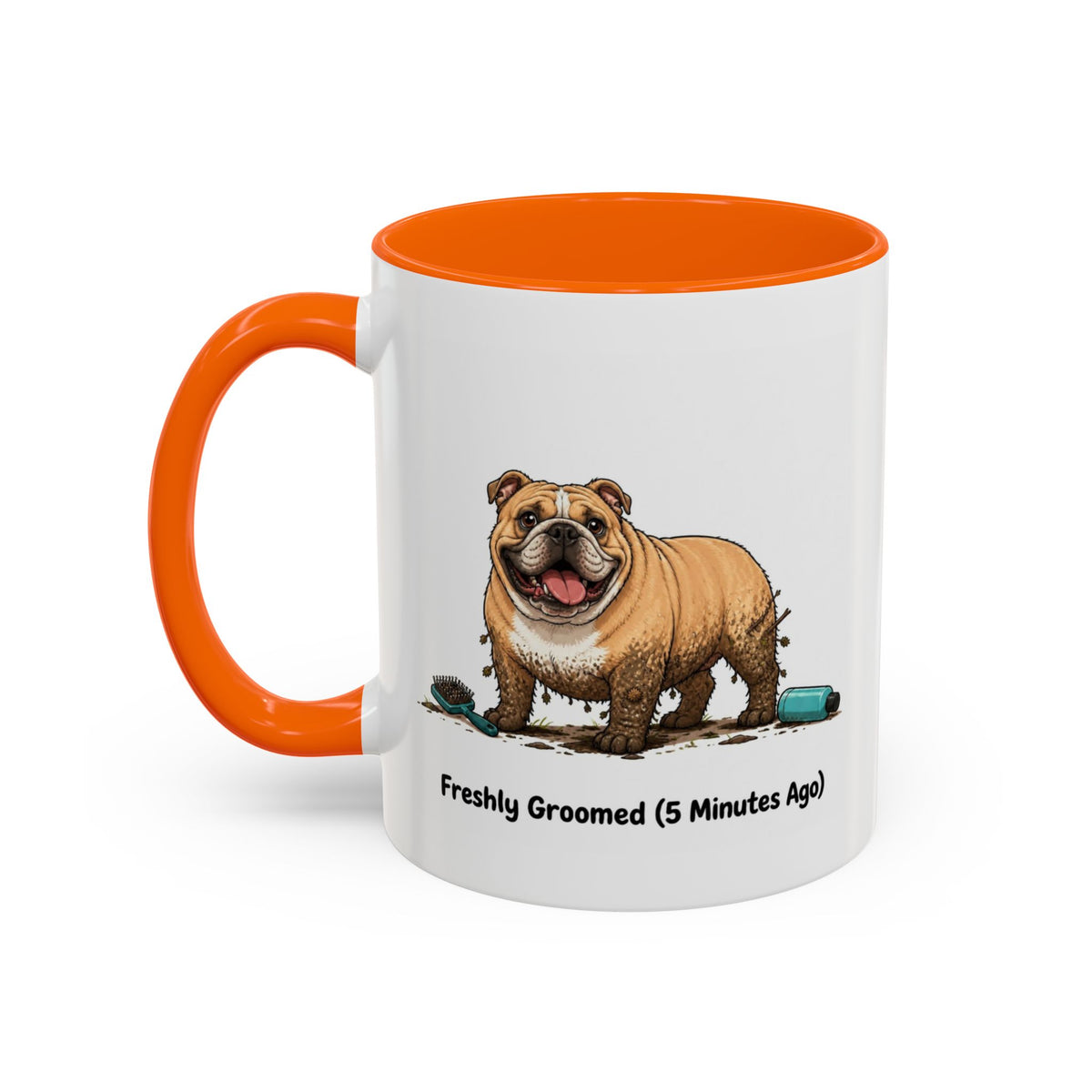 Freshly Groomed Mug - Bulldog - Fawn