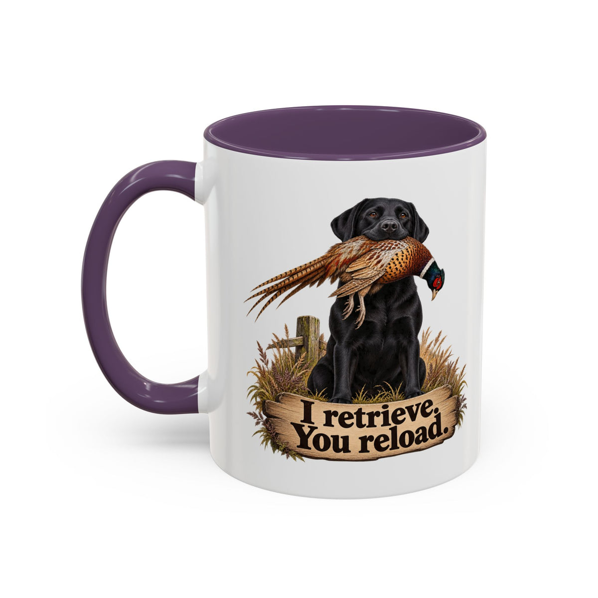 Funny Black Labrador Mug - I Retrieve You Reload, Gundog Owner Gift, Shooting Dog Lover Coffee Mug, 11oz