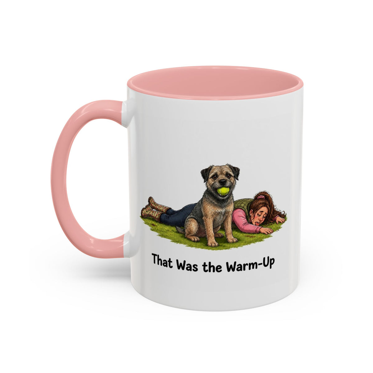 Warm-Up Mug - Border Terrier - Grizzle & Tan - Woman