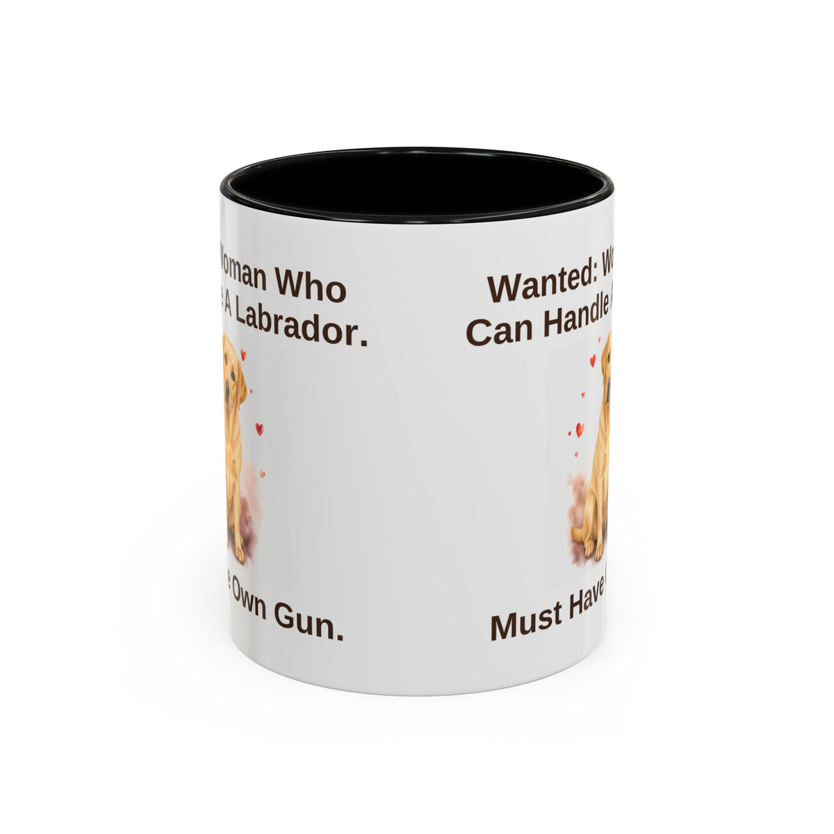 Wanted Mug - Labrador - Yellow - Woman