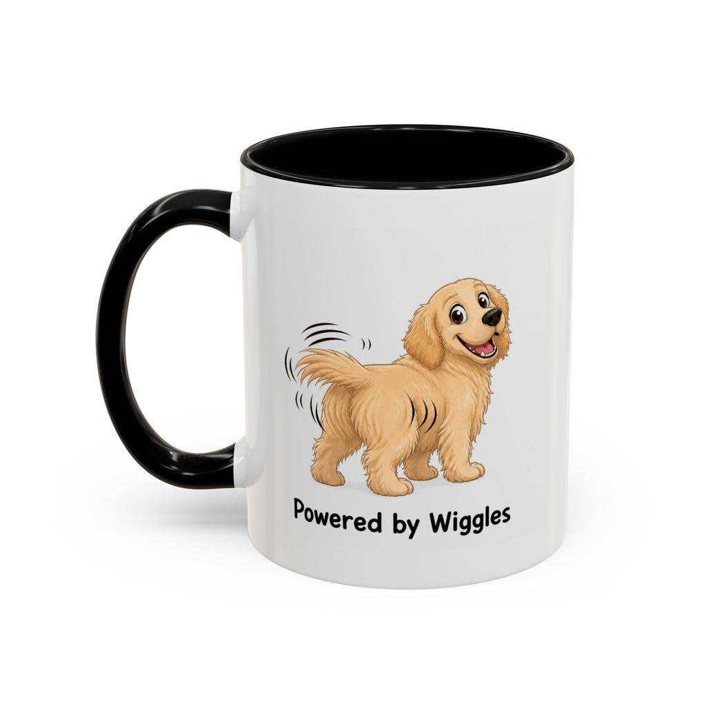 Powered by Wiggles Mug - Golden Retriever - Light Golden