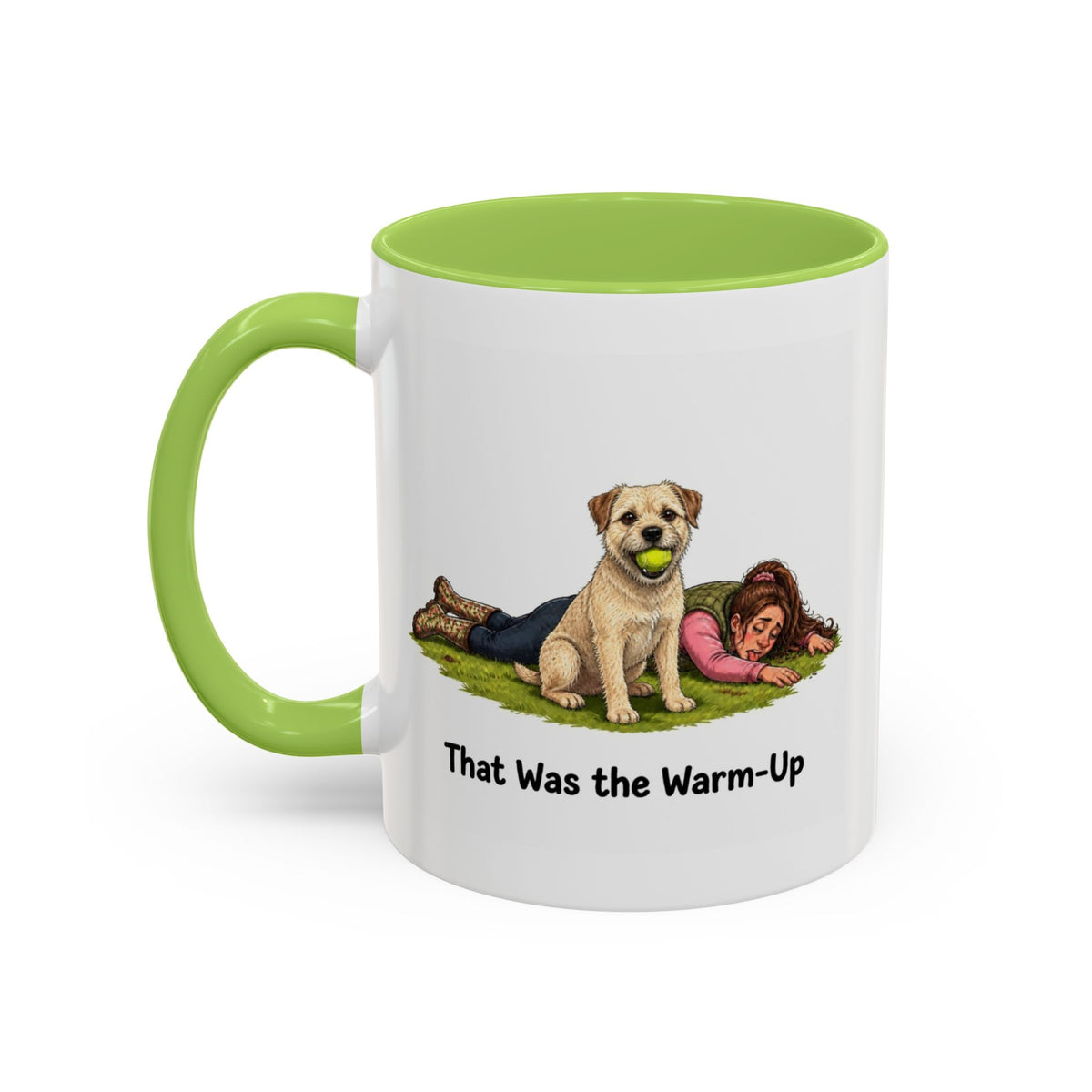 Warm-Up Mug - Border Terrier - Wheaten - Woman