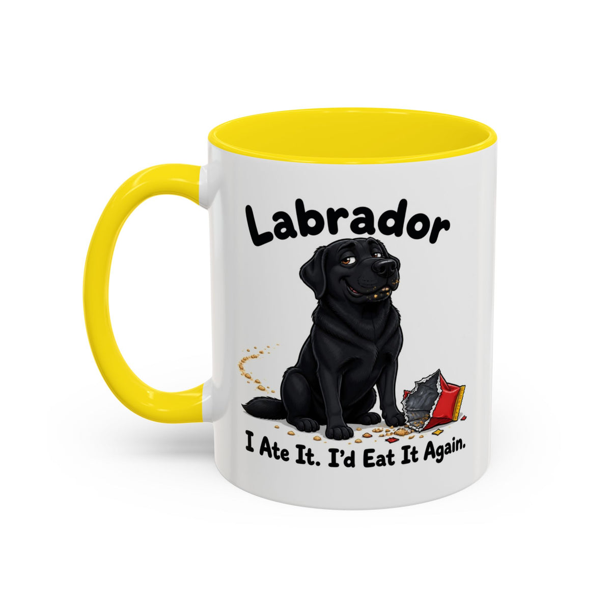 I Ate It Mug - Labrador - Black