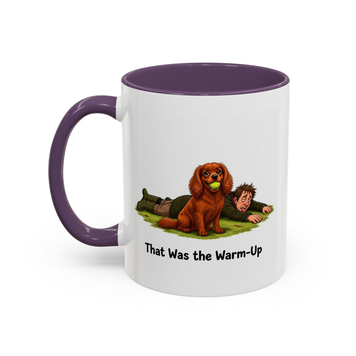 Warm-Up Mug - Cavalier King Charles Spaniel - Ruby - Man